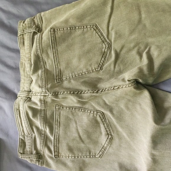 Pistola Olive Green Jeans with Knee pad detailing : Size 30 - Picture 4 of 5